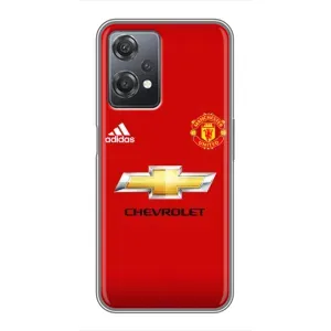 Силиконовые Чехлы принт Футбол на OnePlus Nord CE 2 (5G) (IV2201) (Man United)