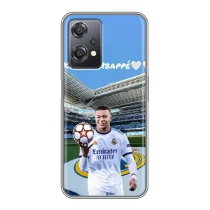 Чехол (TPU) с Футболистом на OnePlus Nord CE 2 (5G) (IV2201) (Mbappe Real)