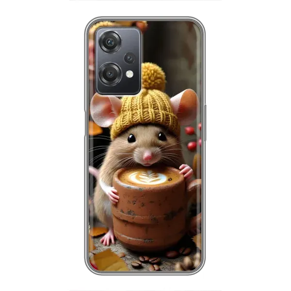 Чехол с рисунком «Мышка с кофе» для OnePlus Nord CE 2 (5G) (IV2201) Чехол с рисунком «Мышка с кофе» для OnePlus Nord CE 2 (5G) (IV2201)