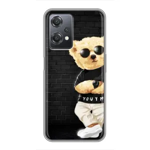 Чехлы Мишка Тедди для ВанПлас Норд СЕ 2 (5G) (Мишка в очках)