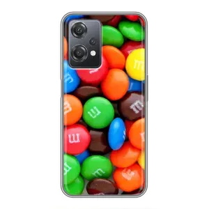 Чехол с изображением вкусной еды для OnePlus Nord CE 2 (5G) (IV2201) (Разноцветные M&M'S)