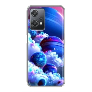 Чехлы КОСМОС для OnePlus Nord CE 2 (5G) (IV2201) (Синие планеты)