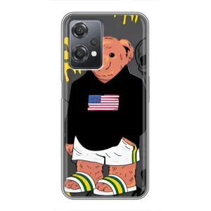Чехлы Мишка Тедди для ВанПлас Норд СЕ 2 (5G) (Teddy USA)