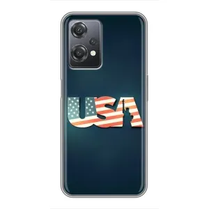 Чехол Флаг USA для OnePlus Nord CE 2 (5G) (IV2201) (USA)