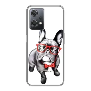 Бампер для OnePlus Nord CE 2 (5G) (IV2201) с картинкой "Песики" (В очках)