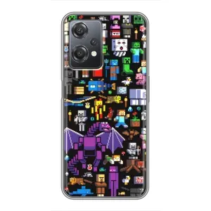 Чохол майнкрафт для OnePlus Nord CE 2 (5G) (IV2201) (Усі персонажі)