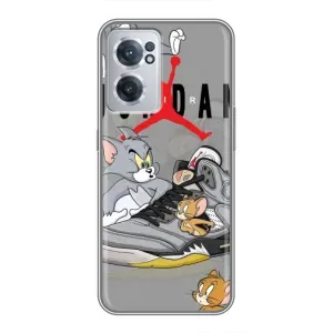 Силиконовый Чехол Nike Air Jordan на ВанПлас Норд СЕ 2 Лайт 5G (Air Jordan)