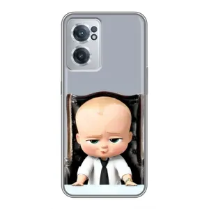 Мультяшный принт на Чехол для ВанПлас Норд СЕ 2 Лайт 5G (BOSS)