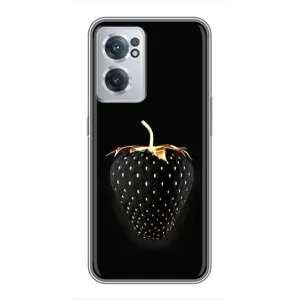 Чехол с изображением вкусной еды для OnePlus Nord CE 2 Lite 5G (Чёрная клубника)