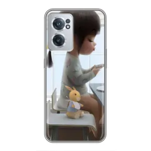 Девчачий Чехол для OnePlus Nord CE 2 Lite 5G (Девочка с игрушкой)