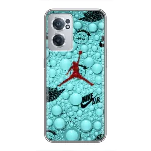 Силиконовый Чехол Nike Air Jordan на ВанПлас Норд СЕ 2 Лайт 5G (Джордан Найк)