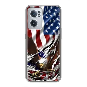 Чехол Флаг USA для OnePlus Nord CE 2 Lite 5G (Флаг USA)