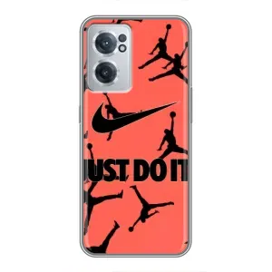 Силиконовый Чехол Nike Air Jordan на ВанПлас Норд СЕ 2 Лайт 5G