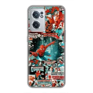 Чехол Супергерой Человека Паука на OnePlus Nord CE 2 Lite 5G (Комиксы Человек Паук)