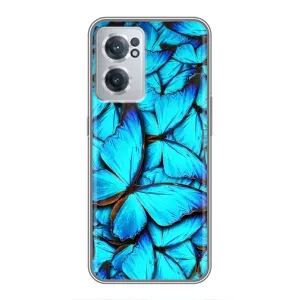 Силиконовый бампер с картинкой животных для OnePlus Nord CE 2 Lite 5G (Крылья бабочек)