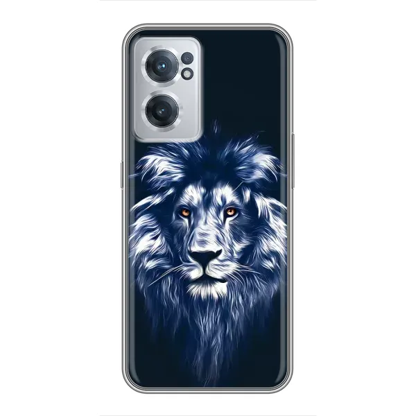 Чехол с рисунком «Лев - синий» для OnePlus Nord CE 2 Lite 5G Чехол с рисунком «Лев - синий» для OnePlus Nord CE 2 Lite 5G