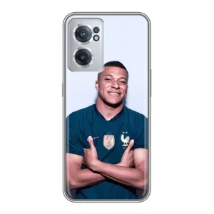 Чехол (TPU) с Футболистом на OnePlus Nord CE 2 Lite 5G (Мбаппешичка)