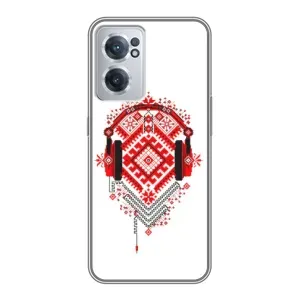 Силиконовый Чехол на OnePlus Nord CE 2 Lite 5G с картинкой Вышиванки (Модная вышиванка)