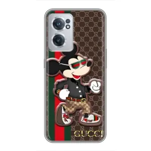 Чехлы Бренд GUCCI для OnePlus Nord CE 2 Lite 5G (Маус Гуччи)