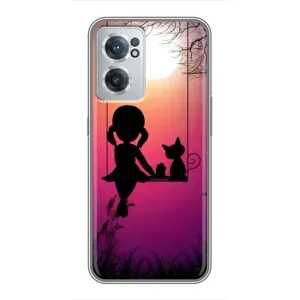 Девчачий Чехол для OnePlus Nord CE 2 Lite 5G (На качели)
