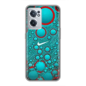 Силиконовый Чехол на OnePlus Nord CE 2 Lite 5G с картинкой Nike (Найк зеленый)