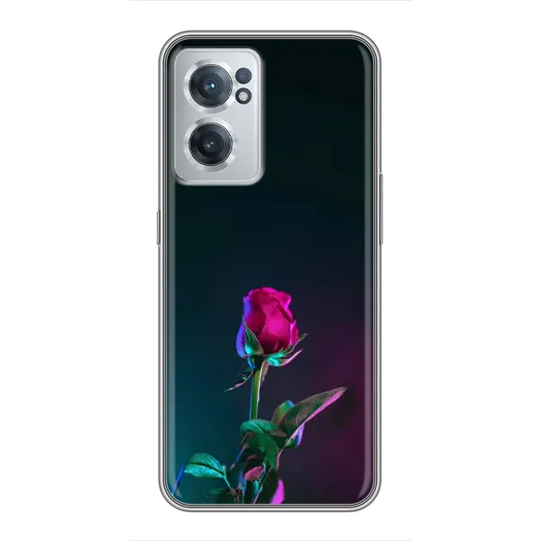 Чехол с рисунком «Ночная роза» для OnePlus Nord CE 2 Lite 5G