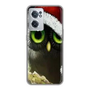 Чехлы с принтом СОВЫ для OnePlus Nord CE 2 Lite 5G (Новогодняя Сова)
