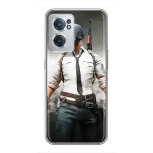 Силиконовый чехол с картинкой "Герой Pubg" на OnePlus Nord CE 2 Lite 5G (Пабг)