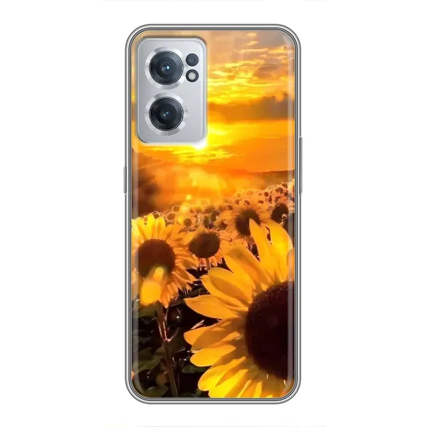 Чехол с рисунком «поле подсолнухов» для OnePlus Nord CE 2 Lite 5G