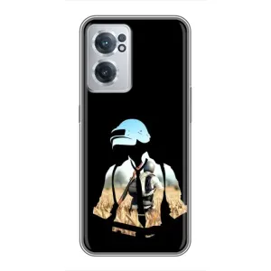Силиконовый чехол с картинкой "Герой Pubg" на OnePlus Nord CE 2 Lite 5G (Пубг мен)
