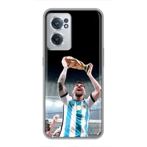 Чехлы Лео Месси Аргентина для OnePlus Nord CE 2 Lite 5G (Счастливый Месси)