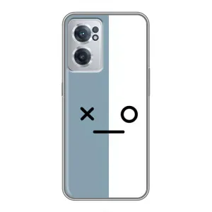Силиконовые Чехлы (смешные стикеры) для OnePlus Nord CE 2 Lite 5G (Серо-белый)