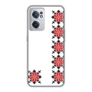 Силиконовый Чехол на OnePlus Nord CE 2 Lite 5G с картинкой Вышиванки (Силуэт вышиванки)