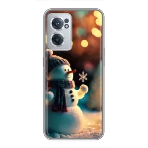 Чехлы на Новый Год OnePlus Nord CE 2 Lite 5G (Снеговик праздничный)