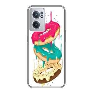 Чехол с изображением вкусной еды для OnePlus Nord CE 2 Lite 5G (Сочные пончики)