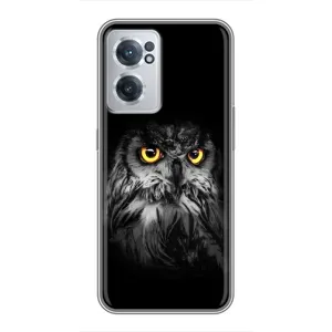 Чехлы с принтом СОВЫ для OnePlus Nord CE 2 Lite 5G (Сова на чёрном)