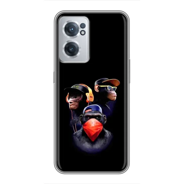 Чохол з малюнком «Три обізяни» для OnePlus Nord CE 2 Lite 5G Чохол з малюнком «Три обізяни» для OnePlus Nord CE 2 Lite 5G
