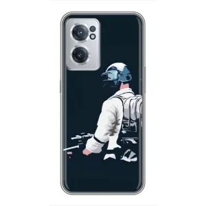 Силиконовый чехол с картинкой "Герой Pubg" на OnePlus Nord CE 2 Lite 5G (В экиперовке)