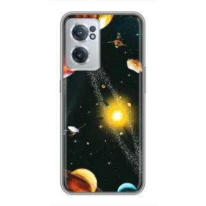 Чехол (ТПУ) с планетами на OnePlus Nord CE 2 Lite 5G (Вид с космоса)
