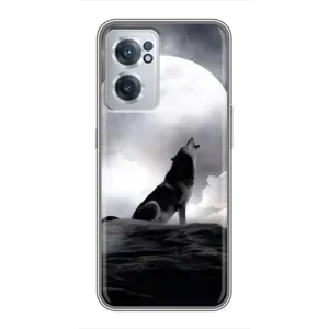 Чехол с Волком на OnePlus Nord CE 2 Lite 5G (Волк и луна)