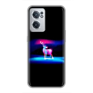 Силиконовый бампер с картинкой животных для OnePlus Nord CE 2 Lite 5G (Яркий олень)