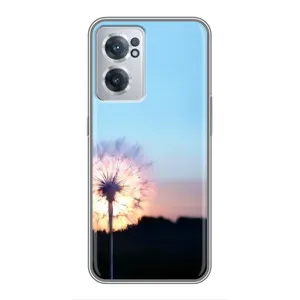 Силіконовий Чохол з кульбабками на OnePlus Nord CE 2 Lite 5G (Захід з кульбабкою)