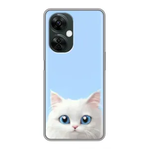 Чехол на тематику: Коты для OnePlus Nord CE 3 Lite (Белый кот)
