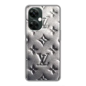 Текстурный Чехол Louis Vuitton для ВанПлас Норд СЕ 3 Лайт (Бежевый ЛВ)