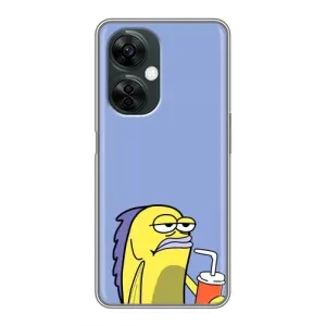 Бампер с принтом Мемы для OnePlus Nord CE 3 Lite (Безразличие)
