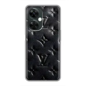 Текстурный Чехол Louis Vuitton для ВанПлас Норд СЕ 3 Лайт (Черный ЛВ)