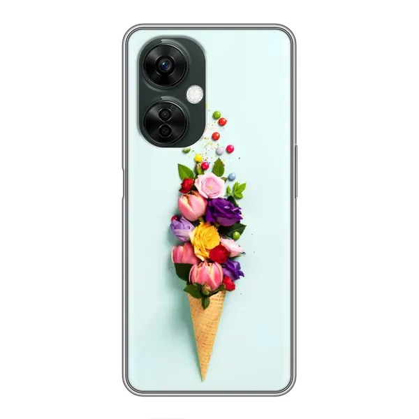 Чехол с рисунком «Цветок-мороженное» для OnePlus Nord CE 3 Lite Чехол с рисунком «Цветок-мороженное» для OnePlus Nord CE 3 Lite