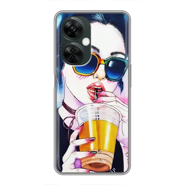 Чехол с рисунком «Девушка с коктейлем» для OnePlus Nord CE 3 Lite Чехол с рисунком «Девушка с коктейлем» для OnePlus Nord CE 3 Lite