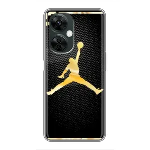 Силиконовый Чехол Nike Air Jordan на ВанПлас Норд СЕ 3 Лайт (Джордан 23)