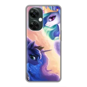Чехол Unicorn на OnePlus Nord CE 3 Lite (Единорожки на тучках)